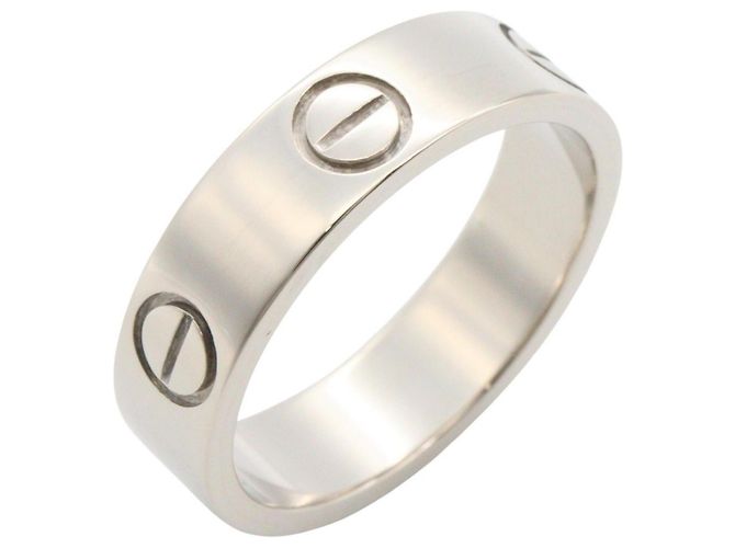 Cartier Love Ring in 18K Weißgold Silber