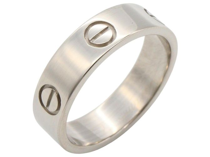 Cartier Love Ring in 18K Weißgold Silber