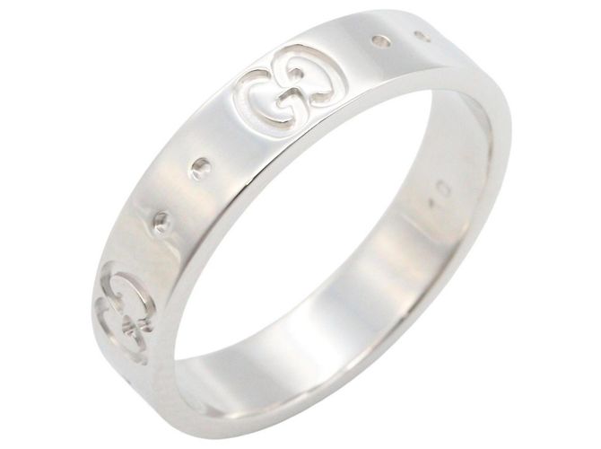 Gucci Icon Ring aus 18K Weißgold Silber
