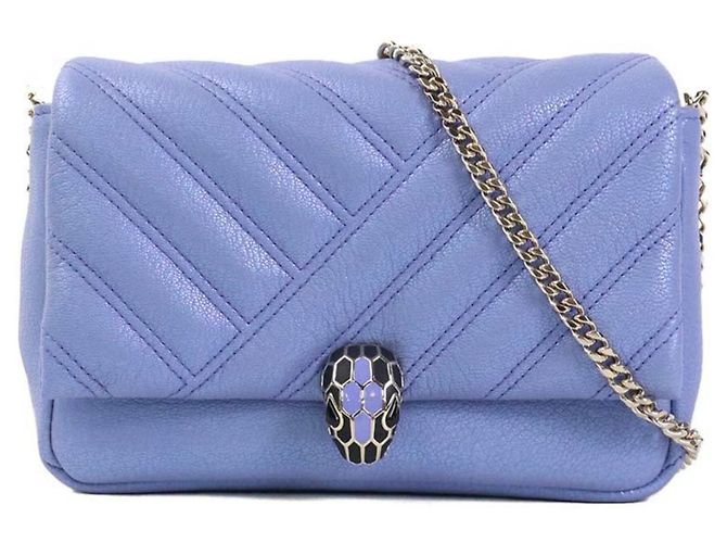 Bulgari Bvlgari Serpenti Forever Schultertasche Dunkelviolett