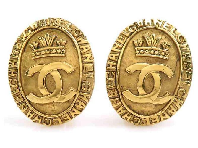 Orecchini a clip Chanel Gold D'oro