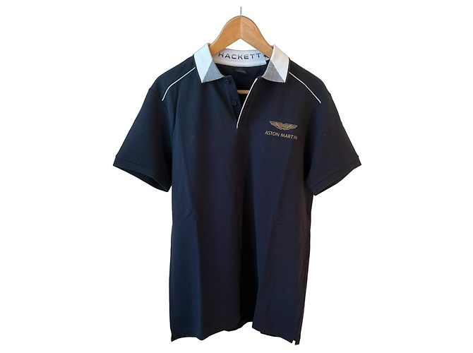Autre Marque Polo Hackett AMR Aston Martin Blu scuro