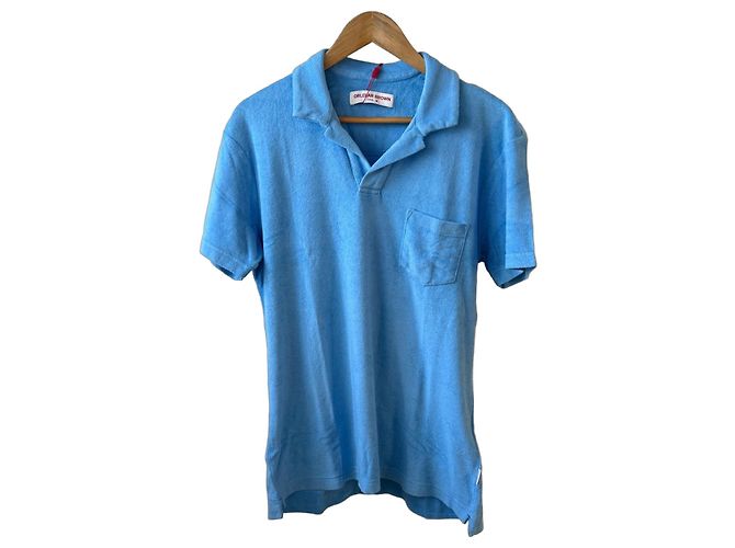 Autre Marque Polo Orlebar Brown in spugna Blu 