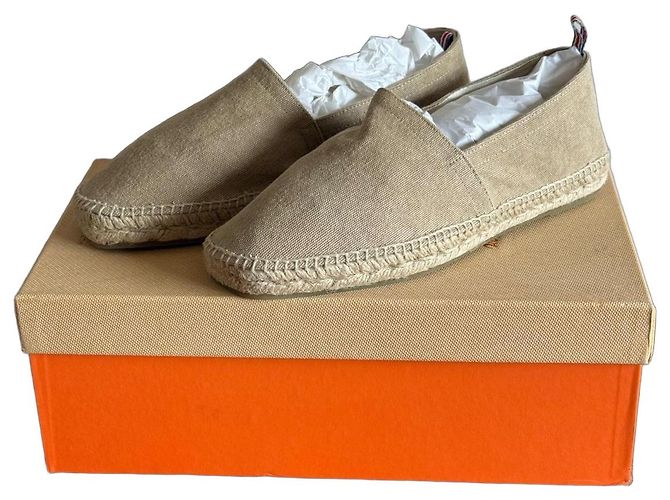 Espadrillas Castaner Pablo in tela Sand Sabbia