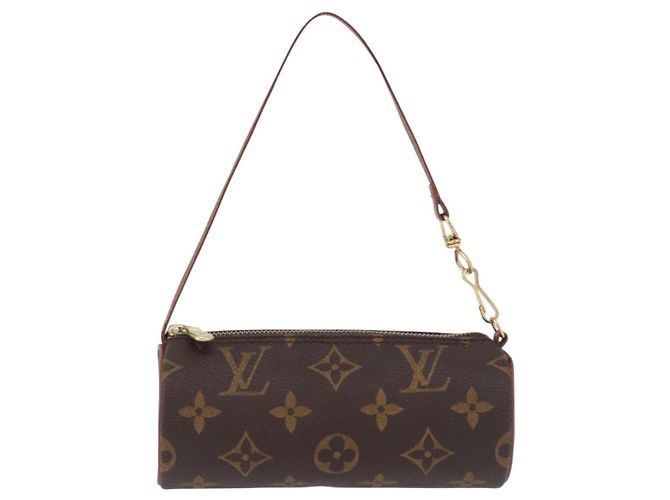 Louis Vuitton Papillon Pochette Monogram Canvas Mini Marrone