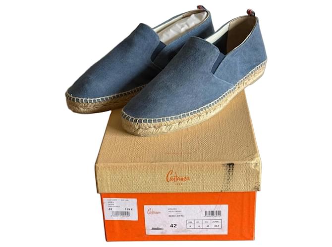 Espadrilles Castaner Joel en denim bleu 