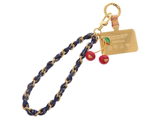 Louis Vuitton LV x TM Phone Charm Rosso Blu D'oro