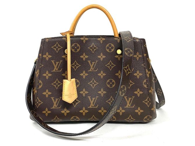 Louis Vuitton Montaigne BB Handtasche Braun