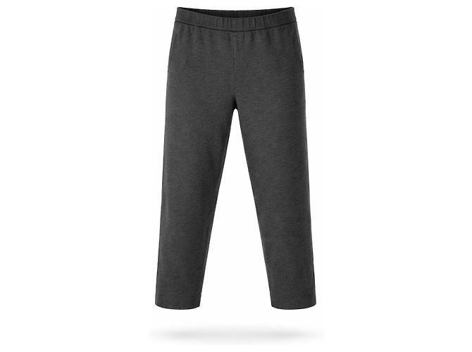 Autre Marque Arts & Science Charcoal Wollstrick-Cropped-Hose Anthrazitgrau