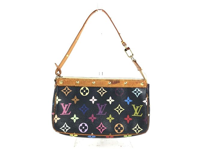Louis Vuitton Monogram Multicolore Shoulder Bag Black