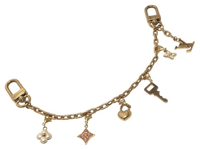 Chaveiro Louis Vuitton Monogram Gold Dourado