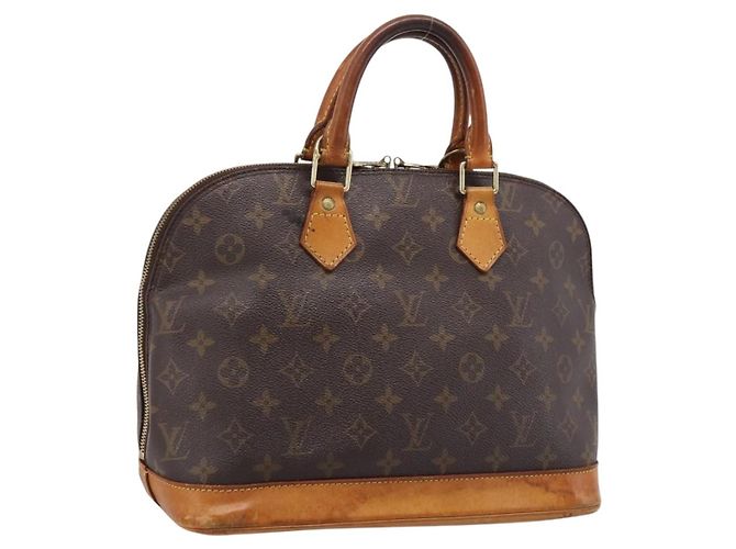 LOUIS VUITTON Monogram Alma Handtasche M51130 LV Auth BA14944 Monogramm