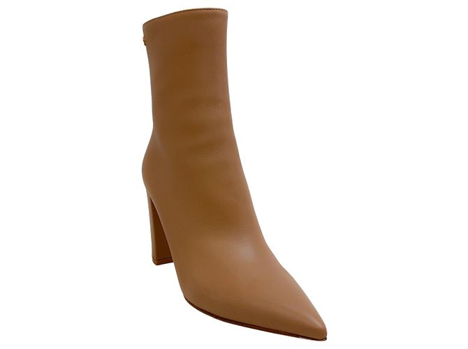Botas Lyell em couro Glove Desert Gianvito Rossi