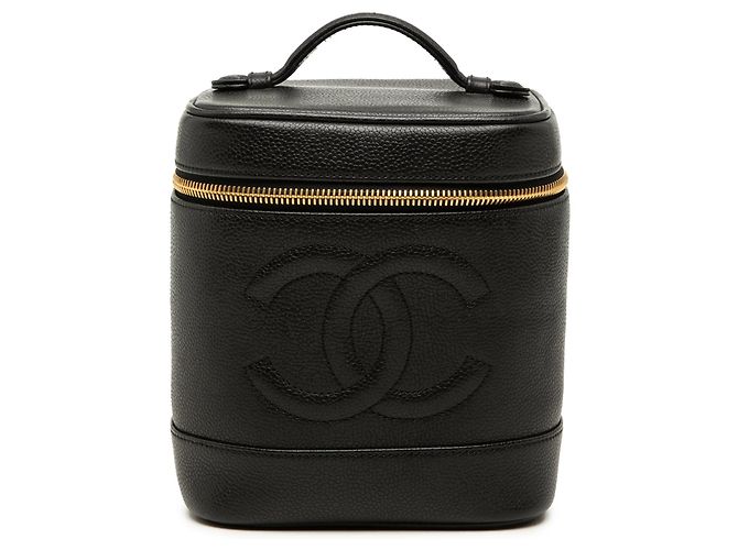 Bolso Vanity Chanel CC Caviar Negro