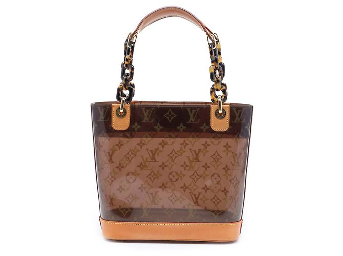 Borsa Tote Louis Vuitton Monogram Cabas Ambre PM Marrone