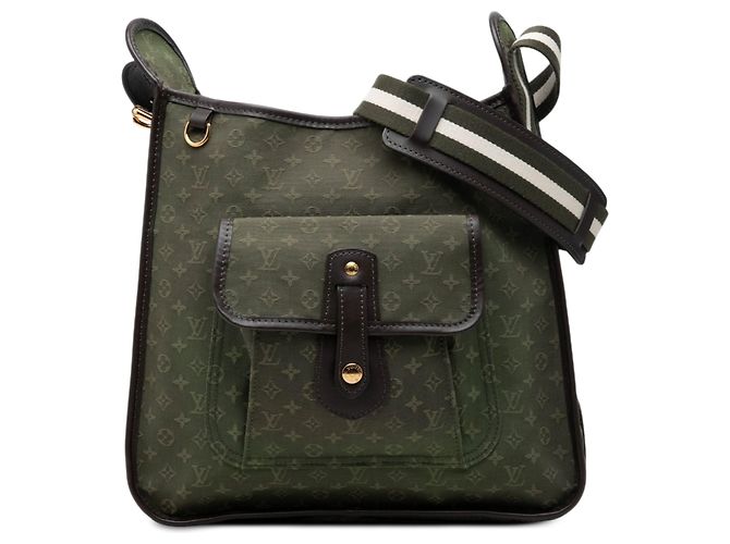 Bolso bandolera Louis Vuitton Monogram Mini Lin Besace Mary Kate Verde