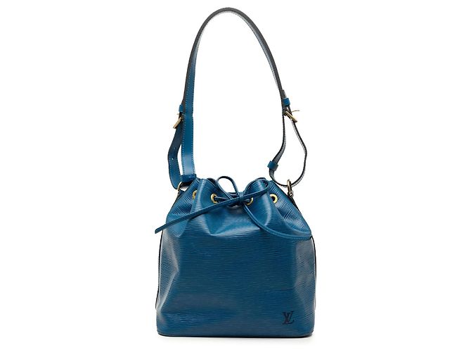Borsa a secchiello Louis Vuitton Epi Petit Noe Blu