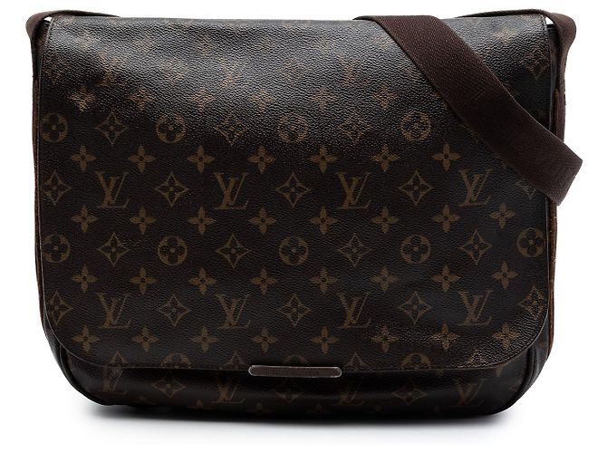 Borsa a tracolla Louis Vuitton Monogram Beaubourg Messenger MM Marrone