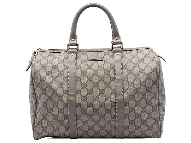 Borsa Boston Gucci Joy Medium GG Supreme Beige
