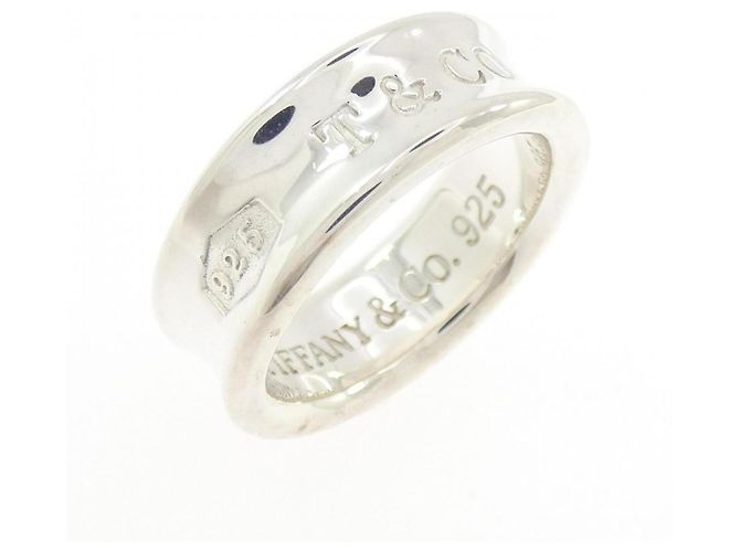 Tiffany & Co Anel Faixa Tiffany 1837 em Prata 925