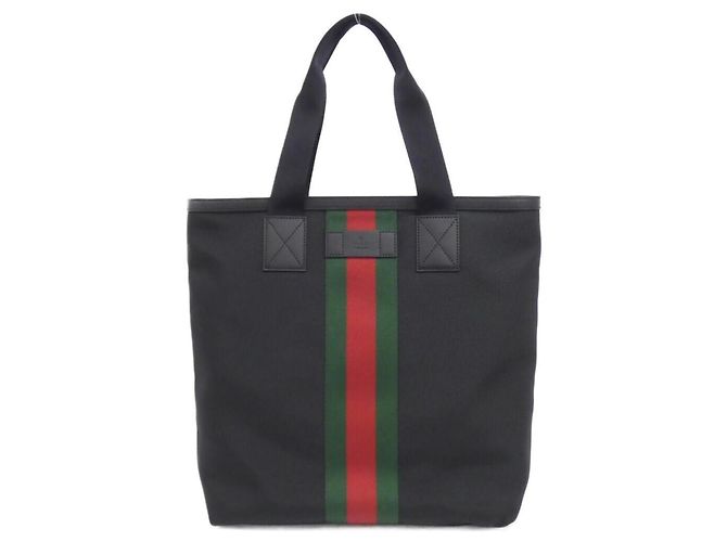 Gucci Handtasche aus schwarzem Canvas