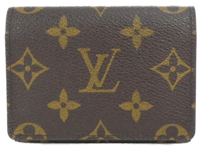 Louis Vuitton Monogram Visitenkartenetui Braun Monogramm