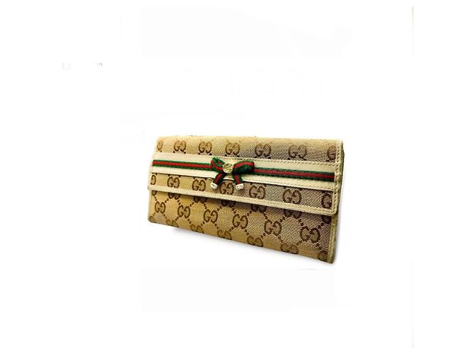 Cartera larga Gucci Sherryline Bow