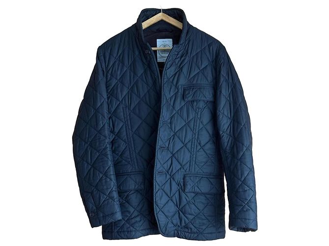 Barbour x Norton & Sons Steppblazer Dunkelblau