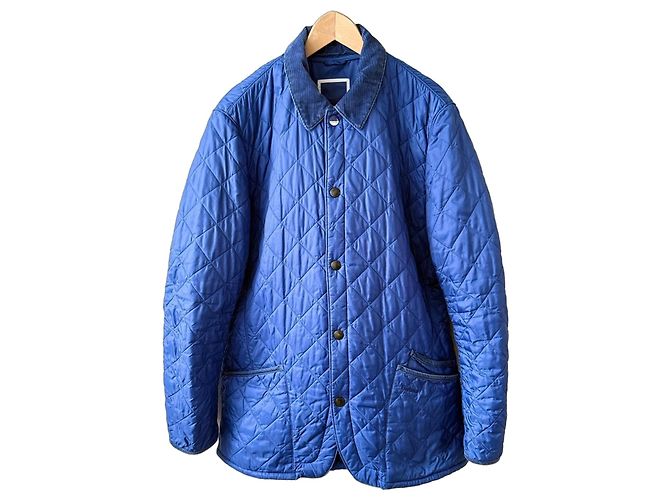 Barbour x Pantone Quilted Jacket Blue