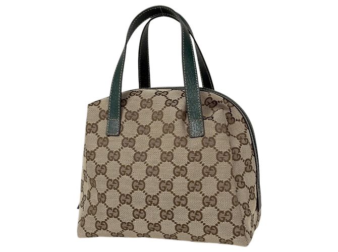 Borsa Gucci in beige e verde