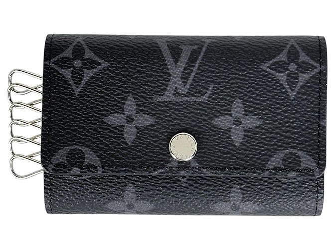 Louis Vuitton Monogram Eclipse Noir Keycase Black