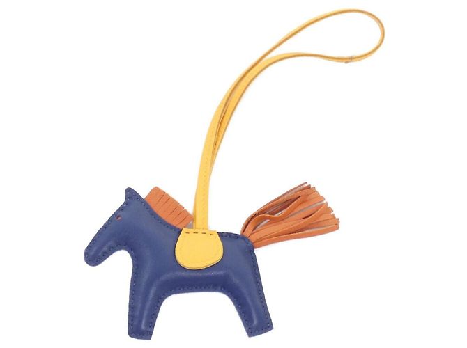 Hermès Hermes Rodeo Accessory Bag Charm PM Blue 