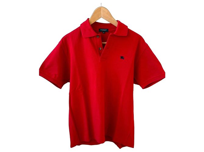 Nuova Polo Burberry Brinson Rosso
