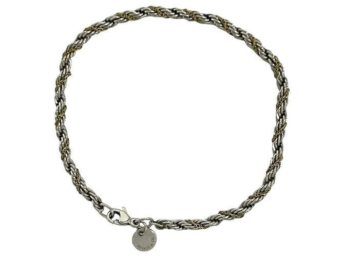 Pulsera de cadena Twist Rope de Tiffany & Co. Plata Dorado