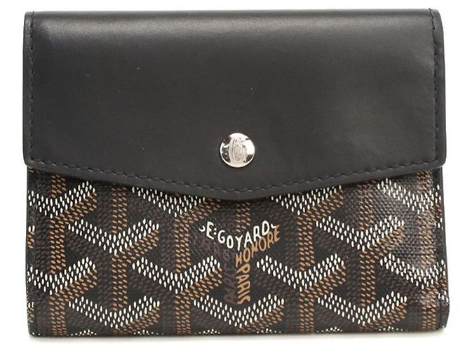 Goyard Tri-fold Wallet in Black
