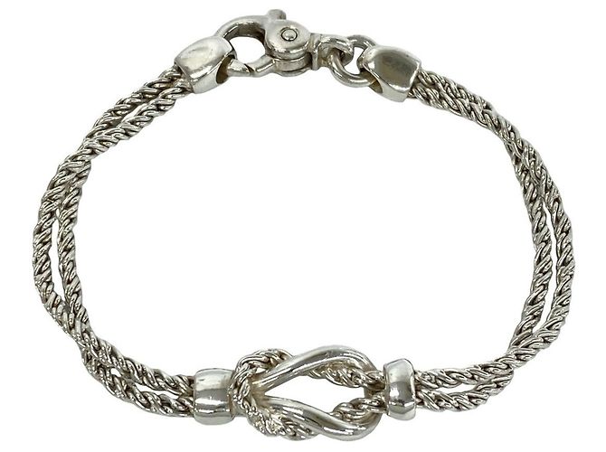 Tiffany & Co Bracciale Tiffany Double Rope Center Knot Argento