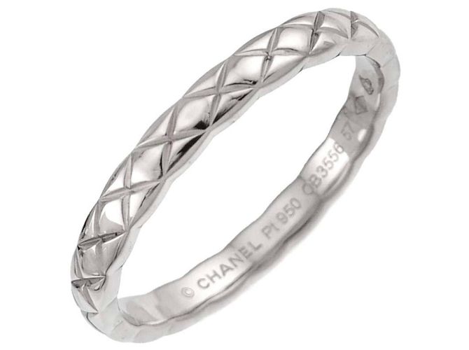 Anello Chanel Coco Crush Small SM #57 in platino