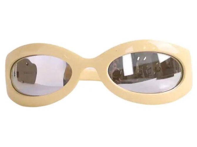 Occhiali da sole Gucci gialli in plastica Giallo