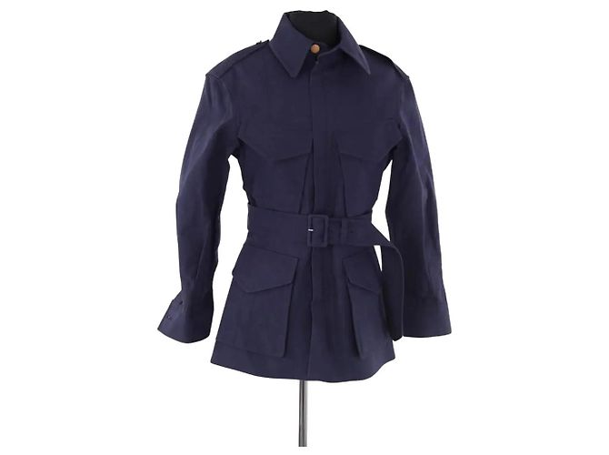 Louis Vuitton Blue trench coat