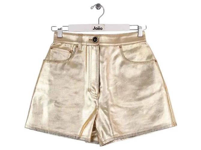 Louis Vuitton Mini shorts dorati D'oro