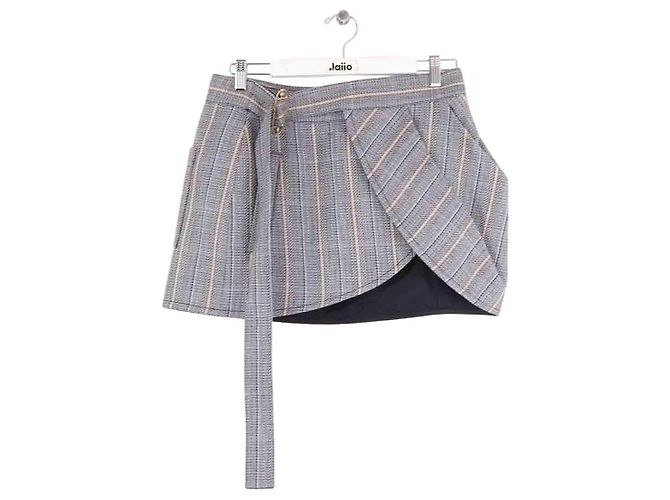 Louis Vuitton Minirock Grau