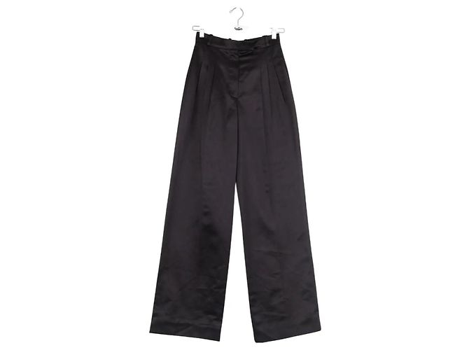 Chanel Weite schwarze Hose