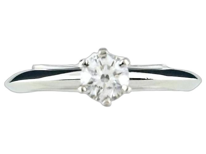 Tiffany & Co. Solitärring aus Platin