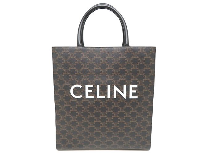 Céline Sac Cabas Vertical Medium Celine Marron