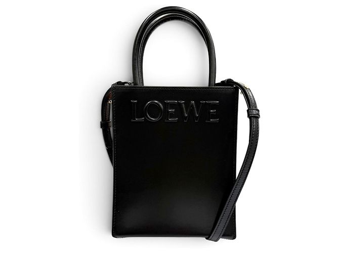 Borsa a tracolla Loewe A933S30X01 in pelle nera Nero