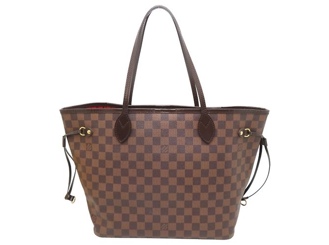 Borsa Tote Louis Vuitton Neverfull MM da donna Marrone