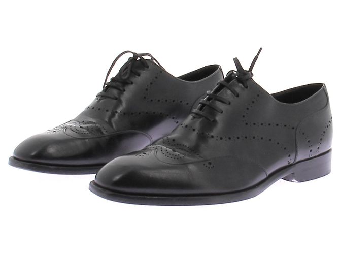 Dior Derbies noires en cuir Black