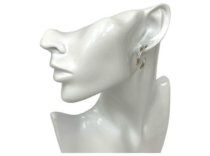 Tiffany & Co Orecchini TIFFANY&Co. 1837 Narrow Silver Argento