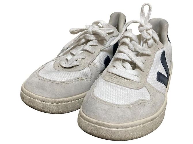 Autre Marque Sneakers Veja V-10 Mesh Bianco