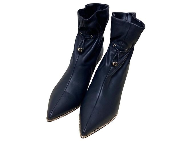 Coach CHRISSY LTHR Bootie Black